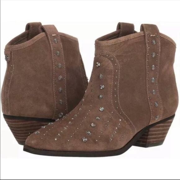 Sam Edelman Brian Bootie Western Studded Boots - Picture 8 of 8